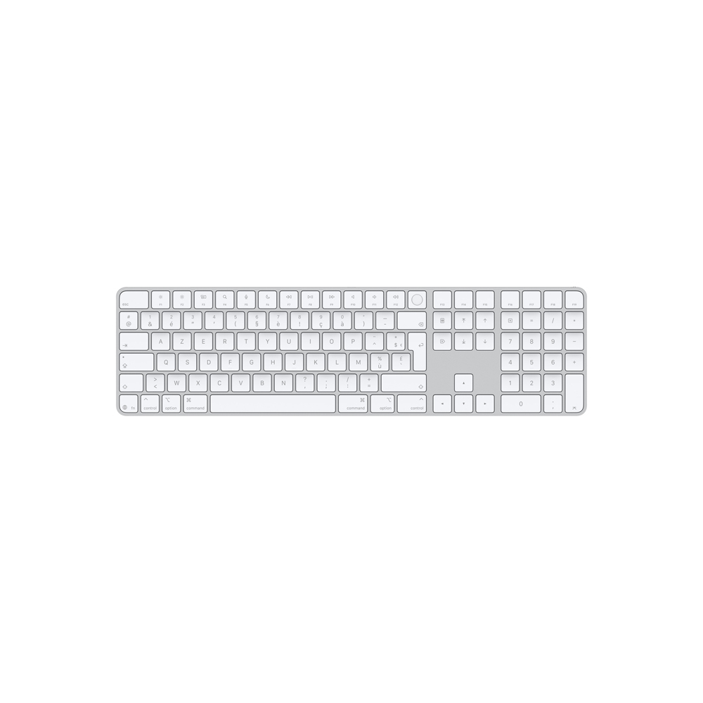 Clavier APPLE A3119 Magic Keyboard Touch ID White FRA (MXK73F/A